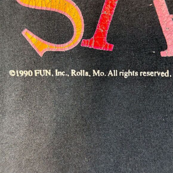 Vintage 90s Unisex Oneita U.O.Me A Strike Bowling Graphic T-Shirt Size M USA - Picture 3 of 8